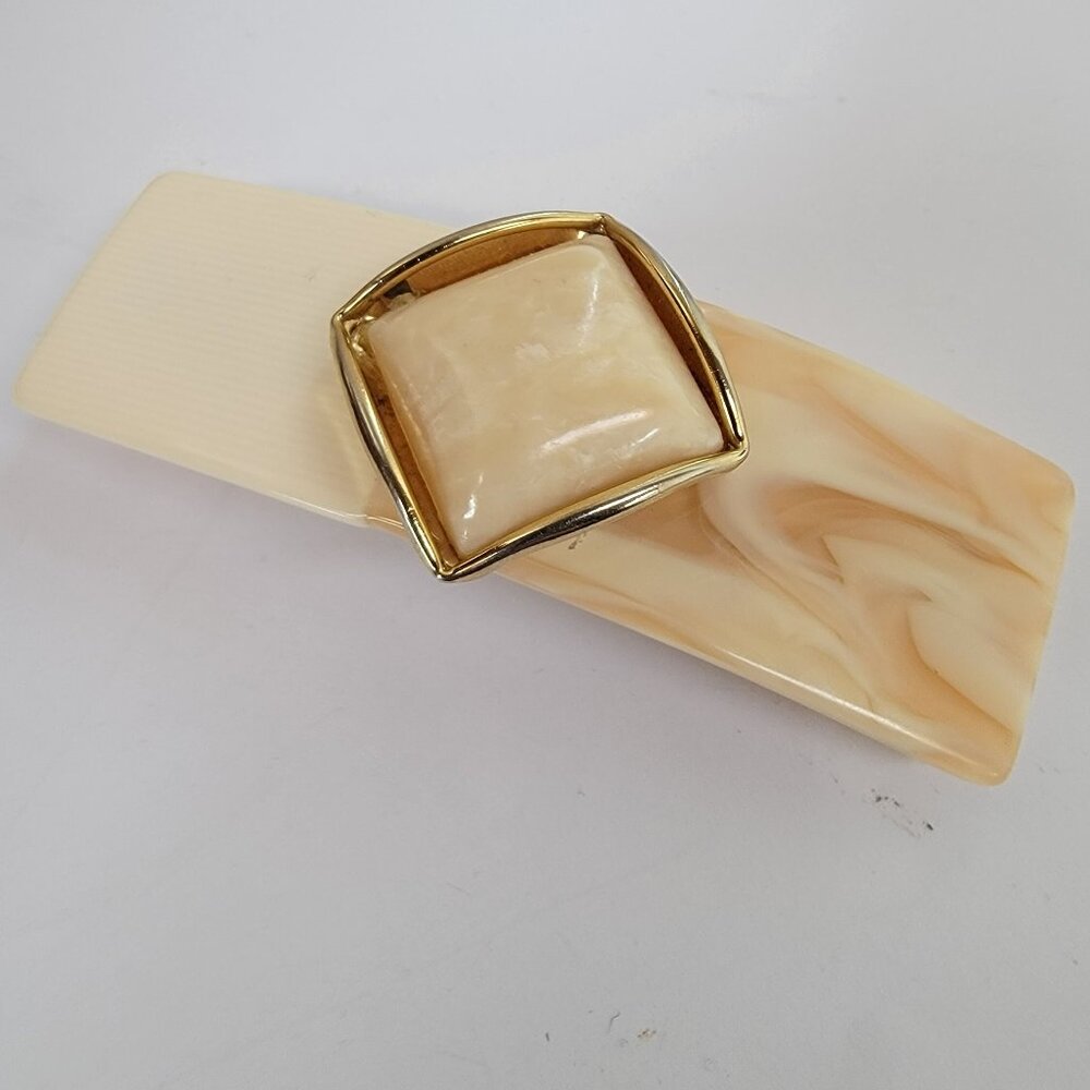 Vintage Lucite Made in France Hair Clip Barrette